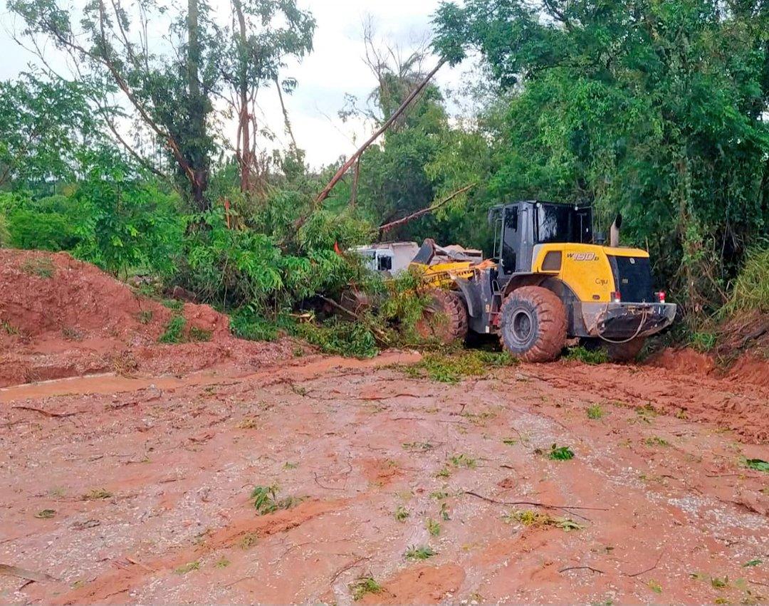 Estrada Vicinal de acesso ao Caju será interditada por 30 dias para serviços de drenagem