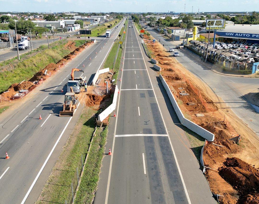 Trânsito pode sofrer alterações por conta da construção da nova passarela na SP-342