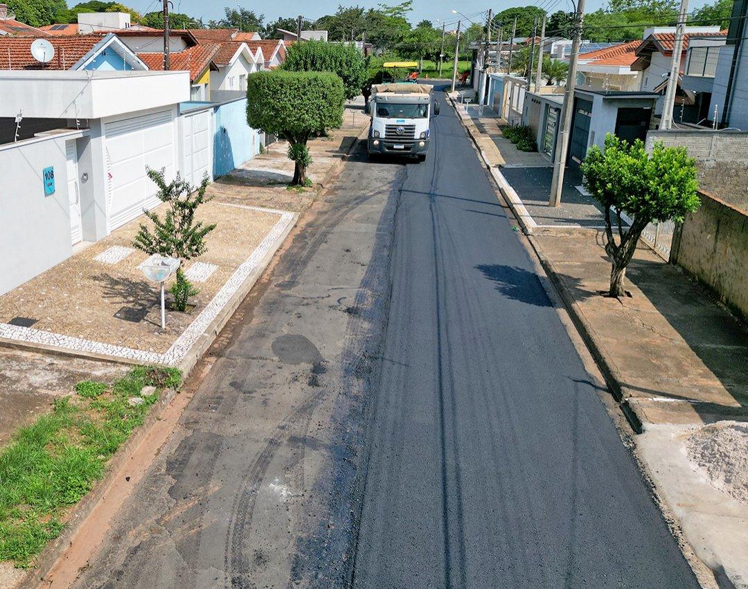 Prefeitura inicia novo pacote de recapeamento asfáltico de 32 vias de Mogi Guaçu 