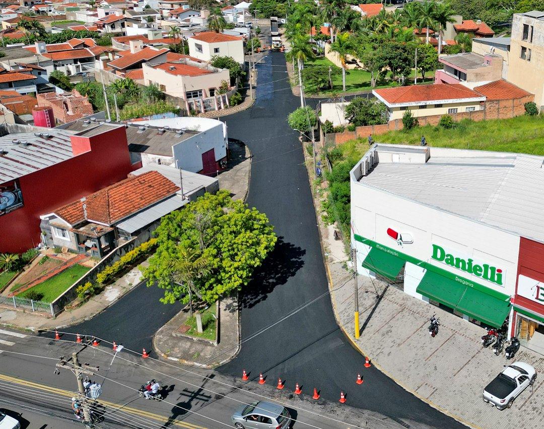 Nova fase de obras leva recapeamento asfáltico a quatro ruas e avenidas de Mogi Guaçu