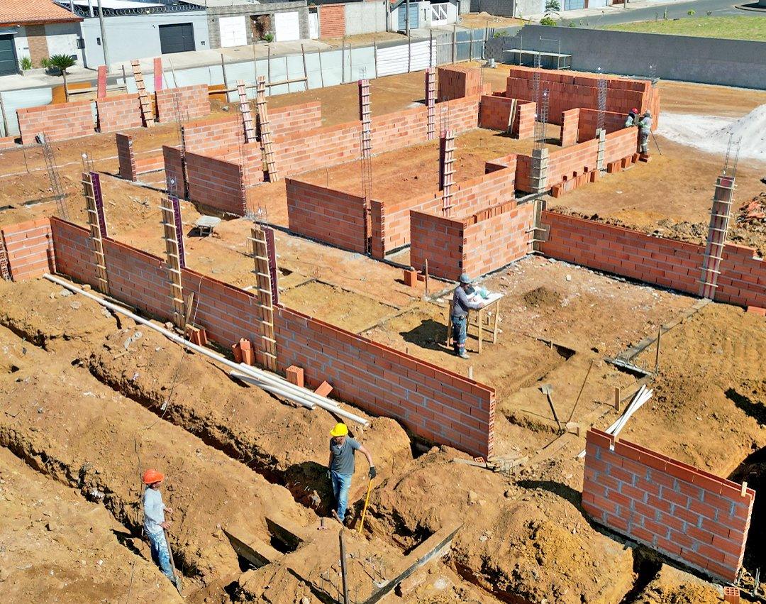 Construção da nova UBS do Jardim Imperial avança