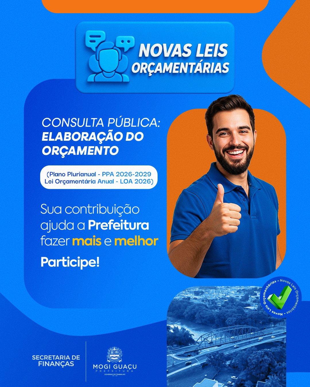 Secretaria de Finanças realiza audiência pública para discussão e elaboração do Plano Plurianual 2026-2029