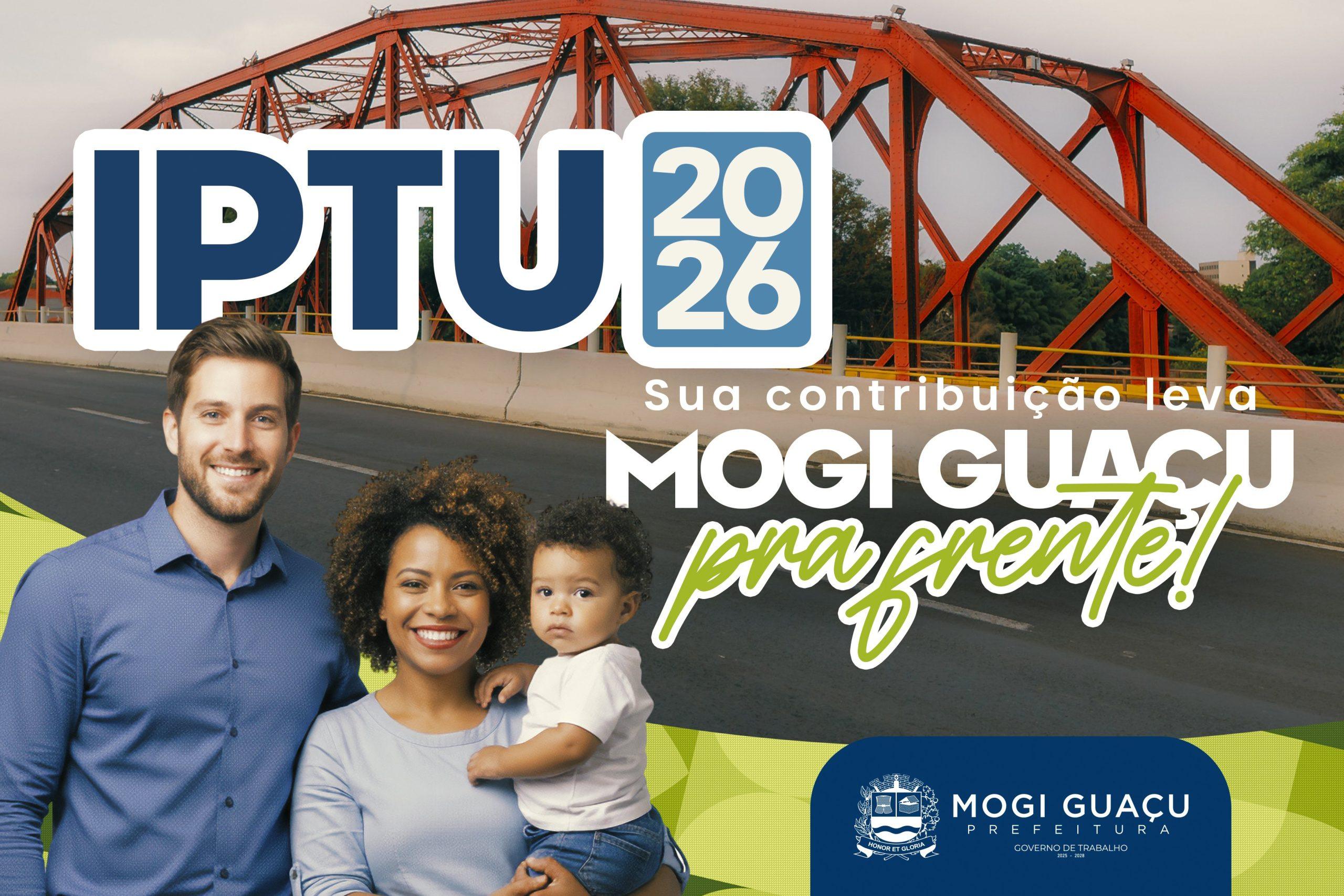 IPTU 2026: Primeira parcela terá vencimento no dia 27 de fevereiro; pagamento online já está disponível pelo site da Prefeitura 