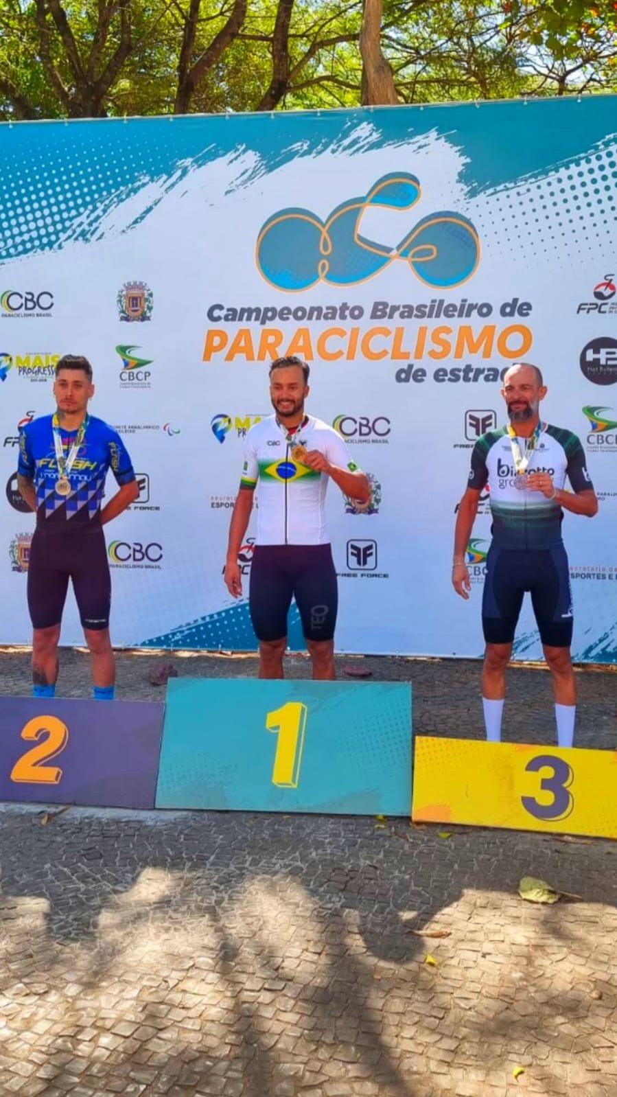 Ciclistas de Mogi Guaçu participam do 68 º Jogos Regionais Itatiba e do Campeonato Brasileiro de Paraciclismo