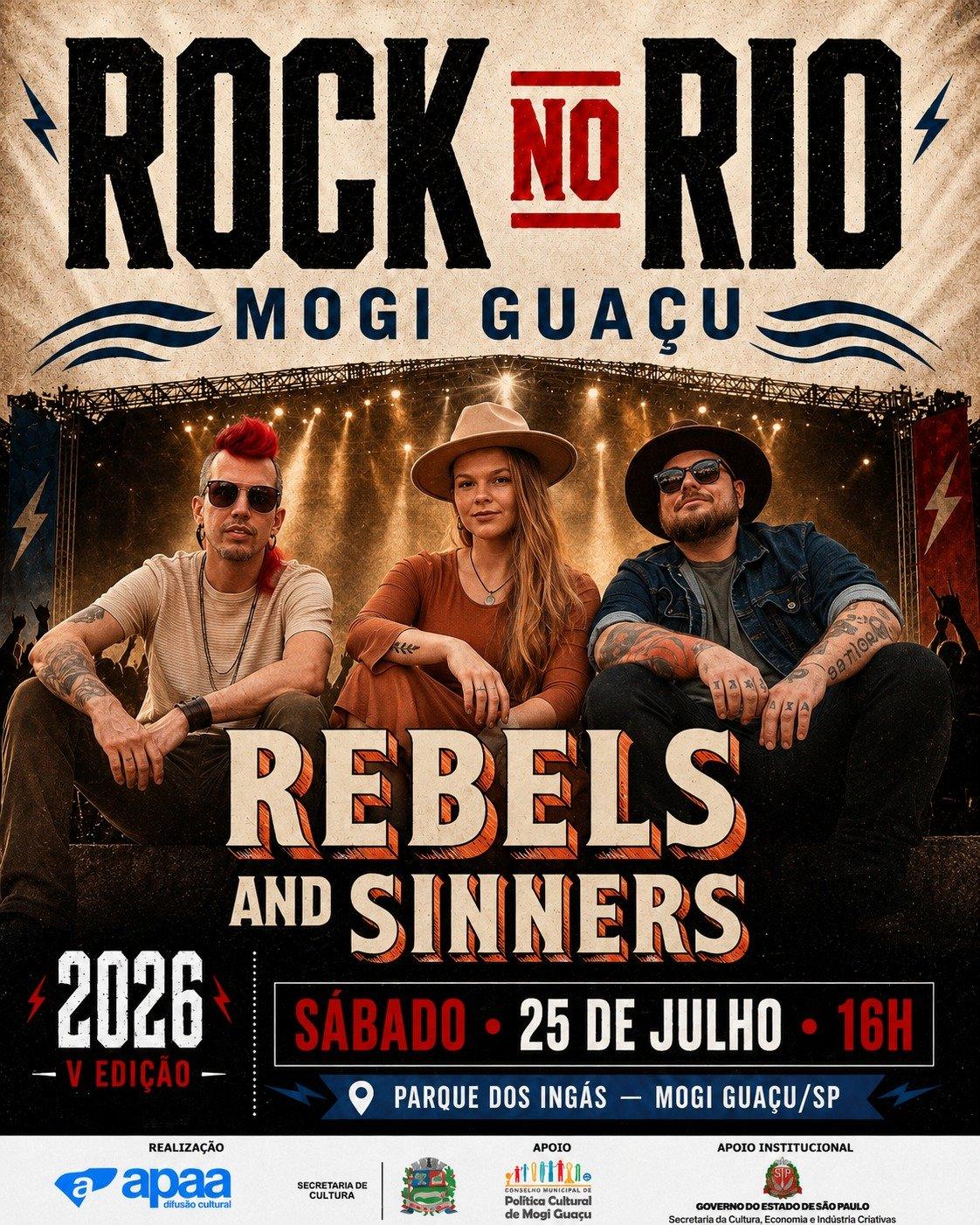 Rock no Rio Mogi Guaçu confirma atrações principais e estreia Palco Garagem para bandas iniciantes