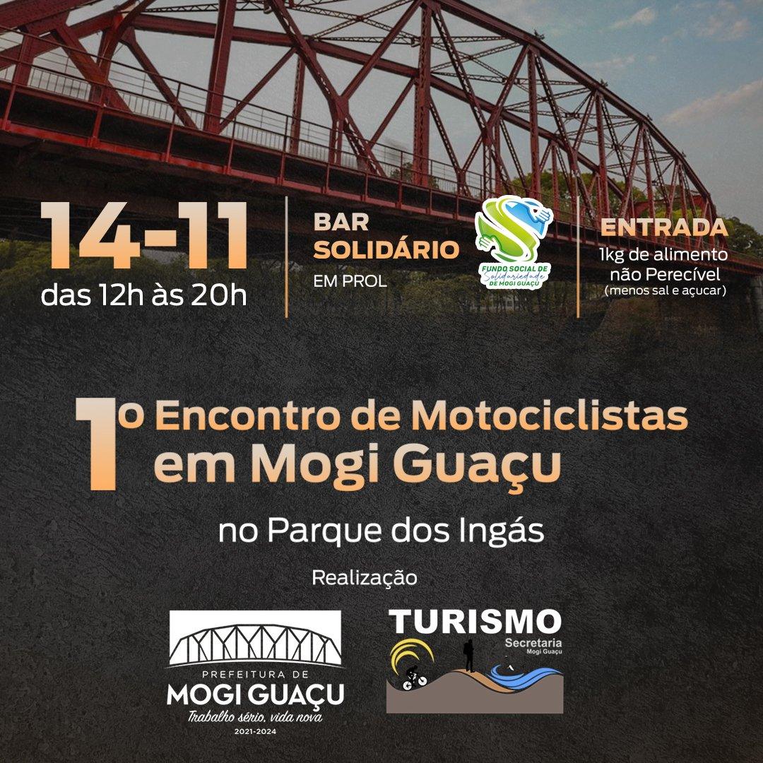 Mogi Guaçu sediará 1º Encontro de Motociclistas