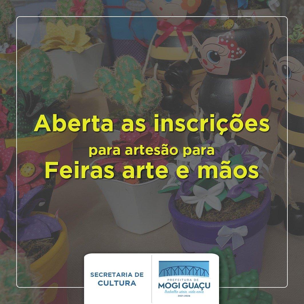 Cultura abre inscrições para Feira de Arte e Artesanato