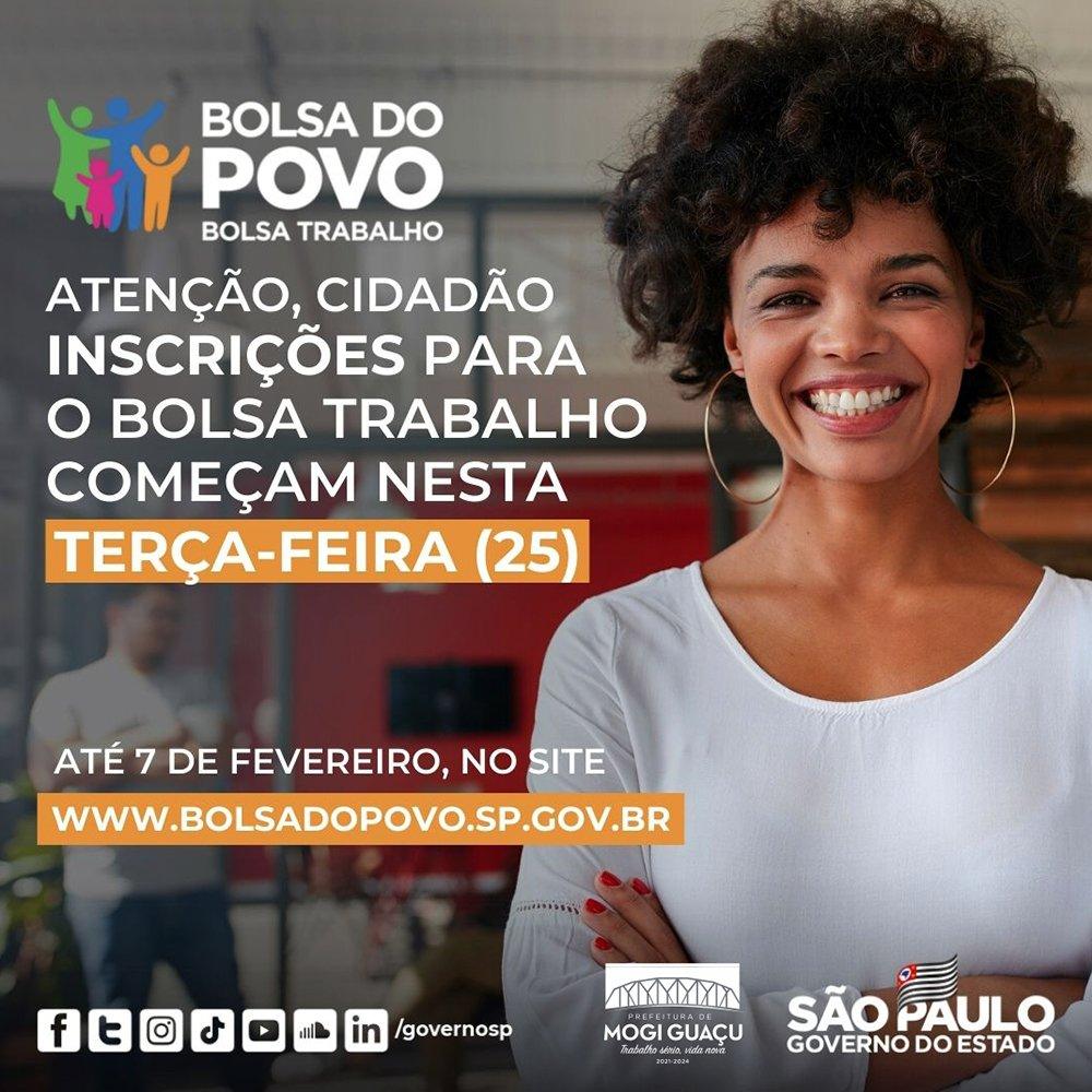 Mogi Guaçu terá 120 vagas no programa Bolsa Trabalho